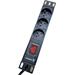 DATAWAY • PDU-3-PP-3M • Napájecí panel 3x 230V, 1U, 10", M6, 3m