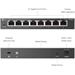 TP-LINK • ES208G • Omada Gigabitový Managed Switch - 8 port