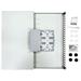 DATAWAY • DW-PP-19-24-SC-S • Patchpanel 1U, 19", výsuvný, 24x SC simplex, bílý (s kazetami)