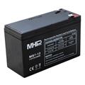 MHPower battery • MS7-12 • MHPower olověný akumulátor AGM 12V/7Ah, Faston F2