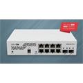 MIKROTIK • CSS610-8G-2S+IN • 10-portový switch (8x GB Eth, 2x SFP+)