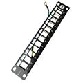 DATAWAY • WPP-M-S-12-1-BL • Patch panel 10" 12x keystone, modulární, UNI