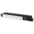 TinyControl • MONSOCK7G10A • tcPDU, Napájecí panel 7x 230V WHITE