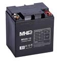 MHPower battery • MS28-12 • MHPower olověný akumulátor AGM 12V/28Ah, Terminál T1 - M6