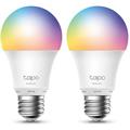 TP-LINK • Tapo L530E(2-pack) • Chytrá Wi-Fi LED žárovka barevná, 2500-6500K, E27 - 2 kusy
