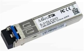 MIKROTIK • S-31DLC20D • Mikrotik SingleMode SFP modul 1.25G (20km)