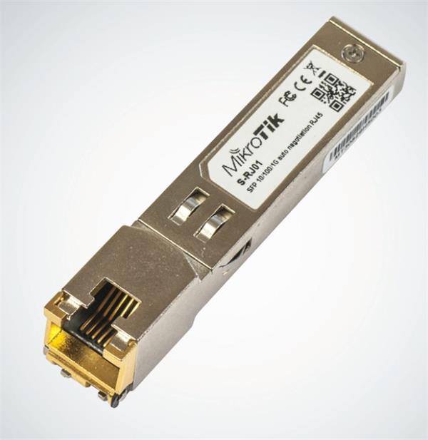 MIKROTIK • S-RJ01 • RJ45 SFP 10/100/1000M modul