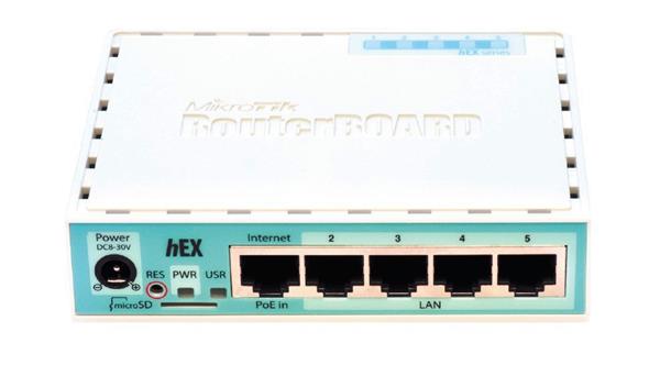 MIKROTIK • RB750Gr3 • Ethernet Router hEX (revize 3)