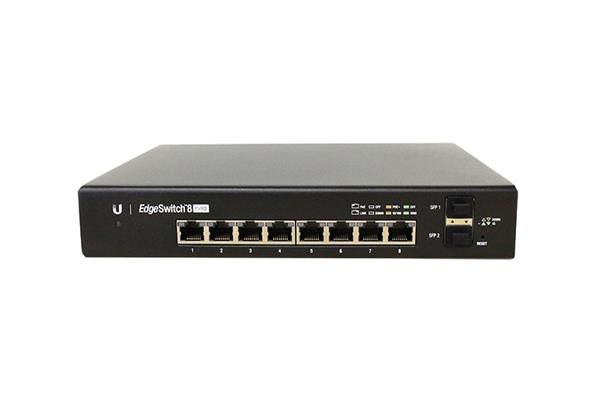 UBIQUITI • ES-8-150W • EdgeSwitch 8x GB LAN, 2x SFP, POE+, 150W