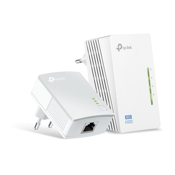 TP-LINK • TL-WPA4220 KIT • Startovní sada s bezdrátovým powerline opakovačem AV600 s rychlostí 300 Mbit/s