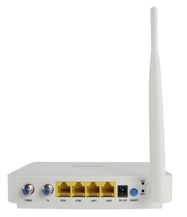 Wodaplug • EOC1121R4WL-R indoor SLAVE • Koaxiální ethernet adaptér 600Mbps, WiFi