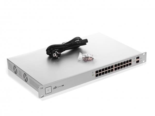 UBIQUITI • US-24-250W • UniFi Switch 24x GLAN, 2x SFP, POE+, 250W