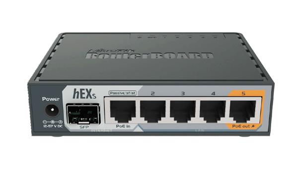 MIKROTIK • RB760iGS • Ethernet Router hEX S (2018)