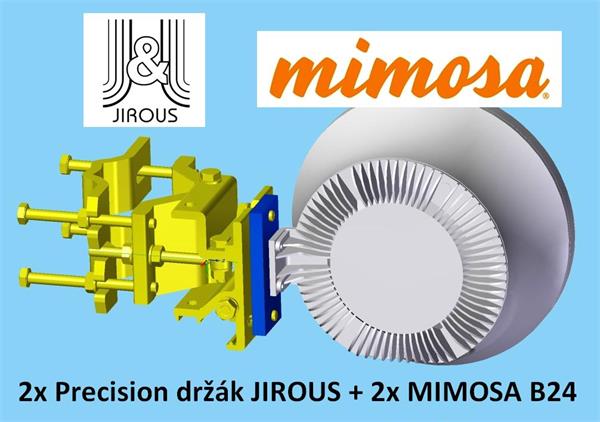 Mimosa • B24-Link-JPH • Spoj PtP MIMOSA 24GHz včetně antén a precizních držáků JIROUS