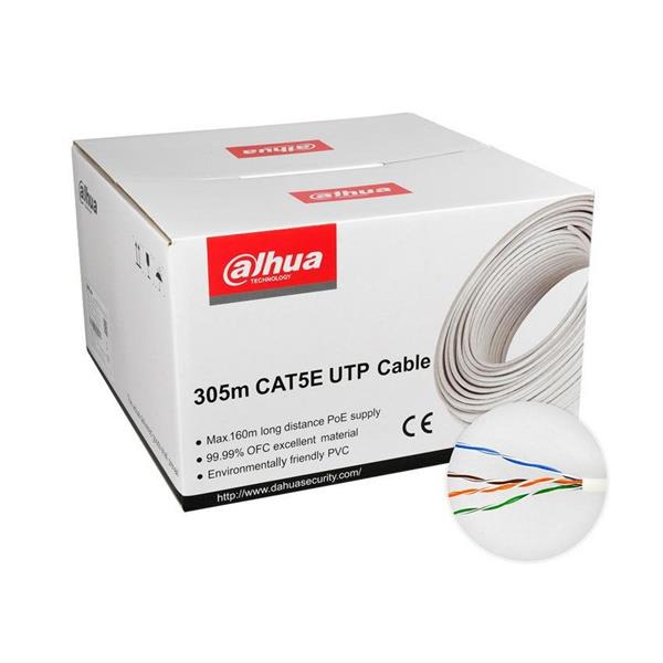 Dahua • PFM920I-5EUN • UTP kabel Cat5e, drát, OFC, až 160m PoE (305m box)