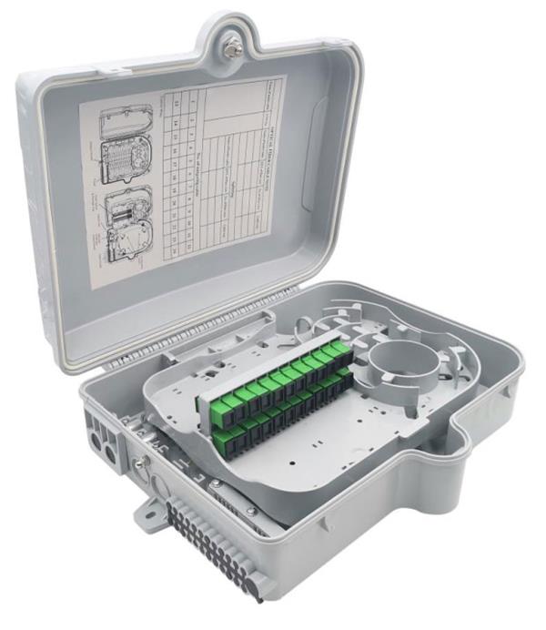 WIFIHW • SJ-ODB-SK06-A-1 • Distribuční box, nástěnný, 24 vláken, neosazený