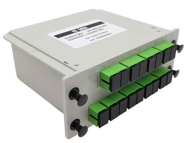WiFiHW • PLC-IM-1X16-SC-APC • Modulový PLC splitter, G657A, 1:16, SC/APC