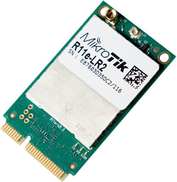 MIKROTIK • R11e-LR2 • LoRaWAN mini PCIe adaptér