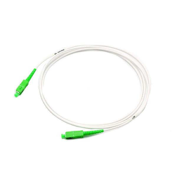 WiFiHW • SM-SC/APC-30-S • Optický patchcord SC/APC – SC/APC, 9/125, 30 m, G657A1 LSZH, 3.0mm, bílý