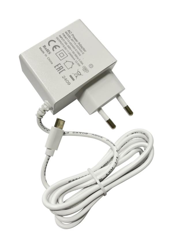 MIKROTIK • MT13-052400-E15BG • Napájecí zdroj 5V 12W USB-C