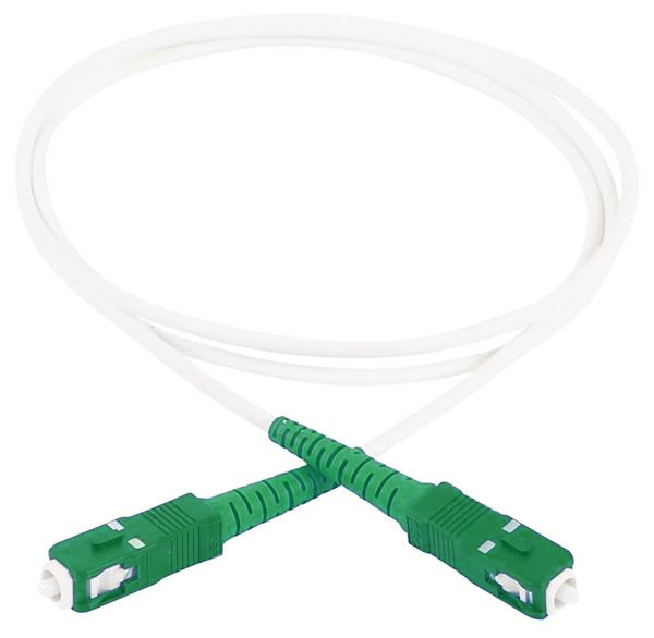 WiFiHW • SM-SC/APC-1-A-S • Armored optický patchcord SC/APC, SM, G657B3 simplex, 1 m