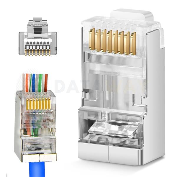 DATAWAY • DW-CO-RJ45-6A-FTP-EASY • Stíněný konektor RJ45 FTP, CAT6/6A, EASY