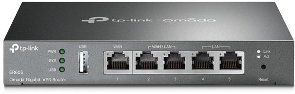 TP-LINK • ER605 • Gigabitový Multi-WAN VPN Router, verze 2