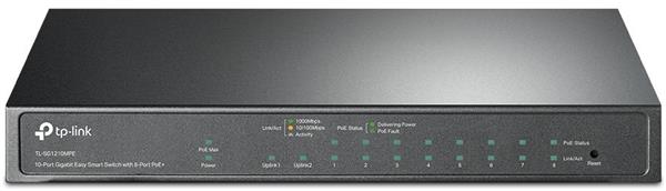 TP-LINK • TL-SG1210MPE • Gigabitový Easy Smart PoE Switch