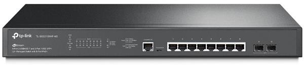 TP-LINK • TL-SG3210XHP-M2 • JetStream™ 8-Port 2.5GBase-T and 2-Port 10GE SFP+ L2+ Managed Switch with 8-Port PoE+