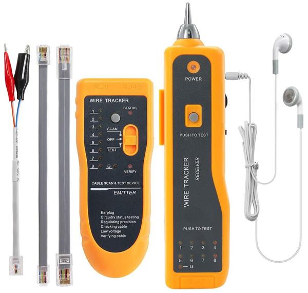 DATAWAY • DW-TL-Wire • Wire tracker, Tester+lokátor síťových kabelů RJ45