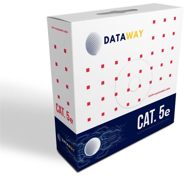 DATAWAY • DW-5-F-LSOH-100 • FTP kabel Cat5e, drát, LSOH, Dca (100m box)