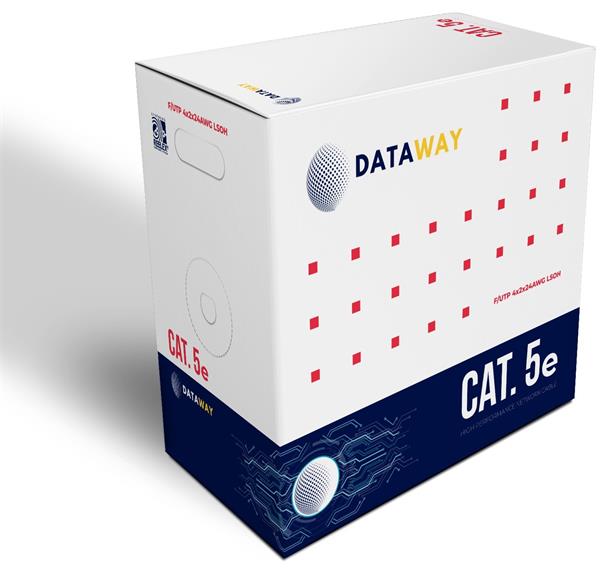 DATAWAY • DW-5-F-LSOH-305 • FTP kabel Cat5e, drát, LSOH, Dca (305m box)