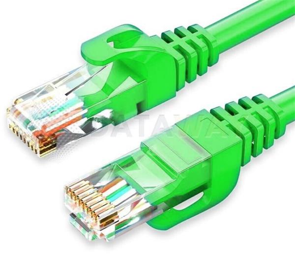 DATAWAY • DW-U5E-0025-GN • patch kabel CAT5E, UTP LSOH, 0.25m, zelený