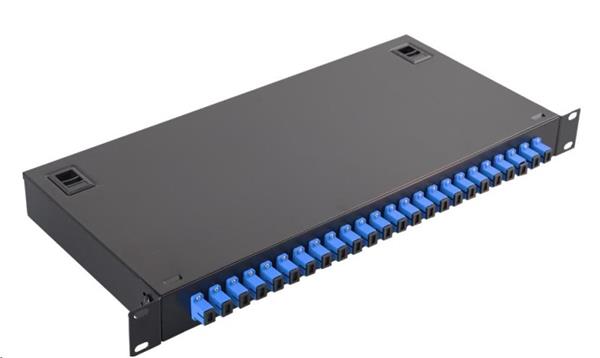 WiFiHW • ODF-24A • Optický rozvaděč 1U s 24 porty SIMPLEX