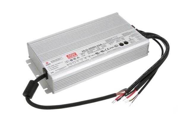 MEANWELL • HLG-600H-24A • Venkovní napájecí zdroj 24V 600W
